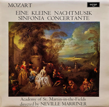 Wolfgang Amadeus Mozart, The Academy Of St. Martin-in-the-Fields Directed By Sir Neville Marriner : Eine Kleine Nachtmusik / Sinfonia Concertante (LP)