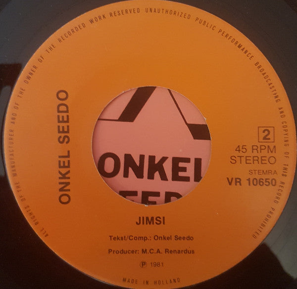 Onkel Seedo & The Exmo Stars : Mama (7")