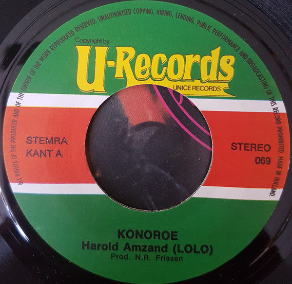 Harold Amzand : Konoroe (7")