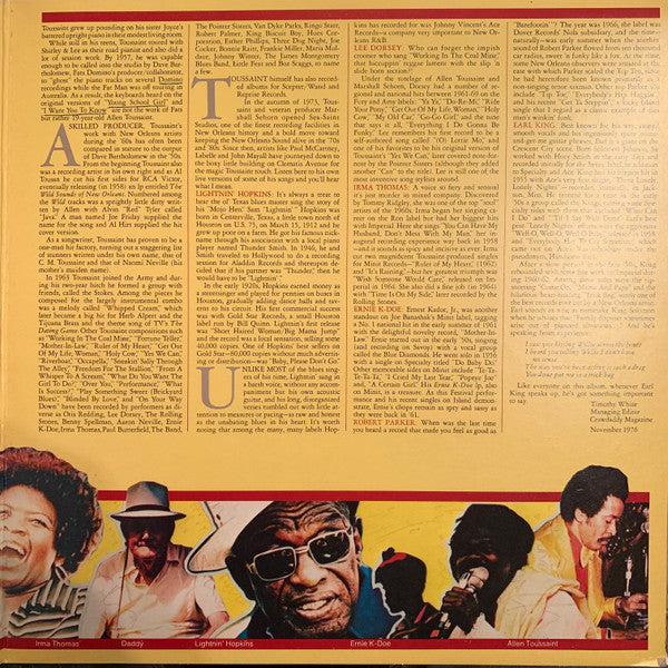 Various : New Orleans Jazz & Heritage Festival 1976 (2xLP, Album, Gat)