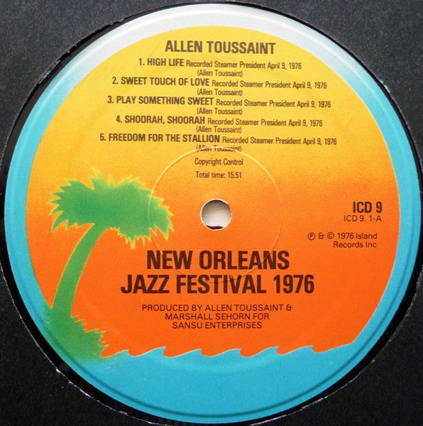 Various : New Orleans Jazz & Heritage Festival 1976 (2xLP, Album, Gat)