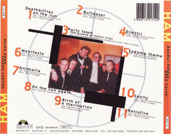 HAM : Dauður Hestur = Dead Horse = Equus Mortuus = En Død Hest (CD, Album)