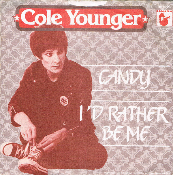 Cole Younger (2) : Candy (7", Single)