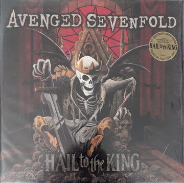 Avenged Sevenfold : Hail To The King (2xLP, Album, Ltd, RE, Gol)