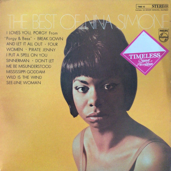 Nina Simone : The Best Of Nina Simone (LP, Comp, RE)