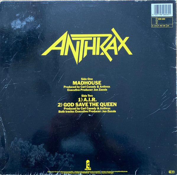 Anthrax : Madhouse (12", Maxi)