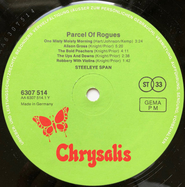 Steeleye Span : Parcel Of Rogues (LP, Album)