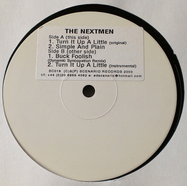 The Nextmen : Turn It Up A Little (12", W/Lbl, Sti)