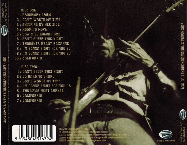 John Mayall & The Bluesbreakers : Live: 1969 (2xCD, Album)