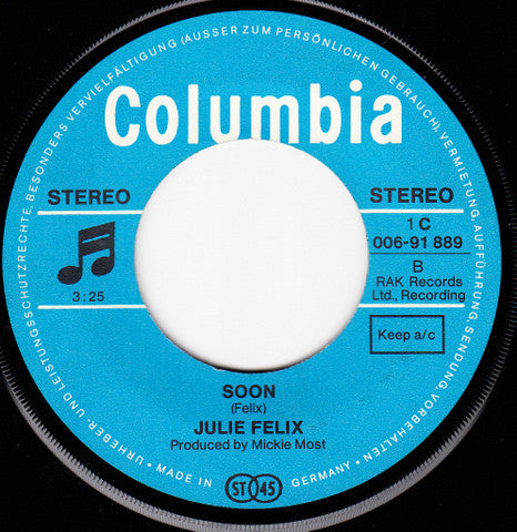 Julie Felix : Heaven Is Here (7", Single)