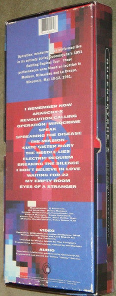 Queensrÿche : Operation: Live Crime (Box + CD, Album, Ltd + VHS, PAL)