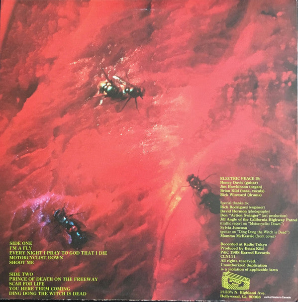 Electric Peace : Insecticide (LP, Album)