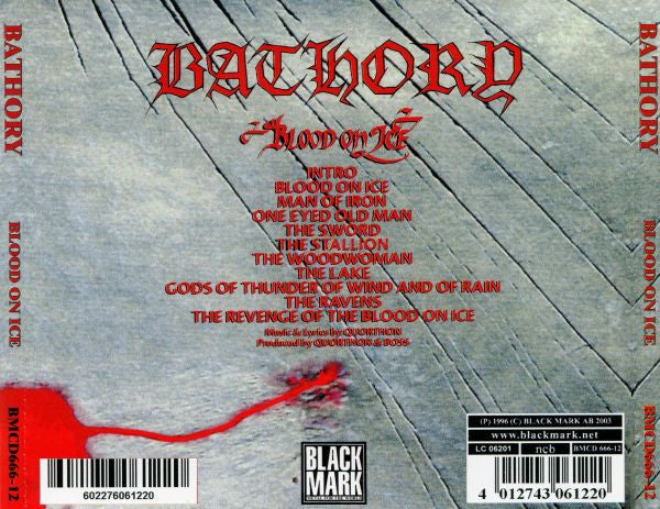 Bathory : Blood On Ice (CD, Album, RE, RM, RP)