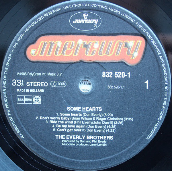 Everly Brothers : Some Hearts... (LP, Album)