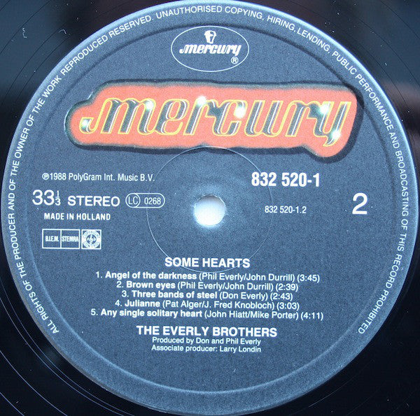 Everly Brothers : Some Hearts... (LP, Album)