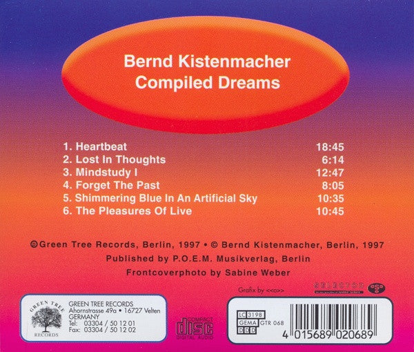 Bernd Kistenmacher : Compiled Dreams (CD, Album, Comp)