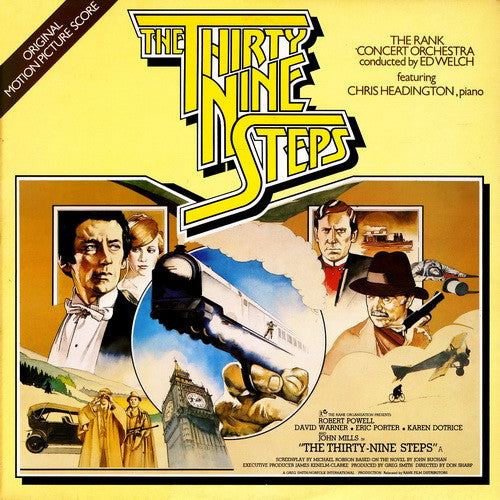 The Rank Concert Orchestra Conducted By Ed Welch Featuring Christopher Headington : The Thirty Nine Steps (LP)