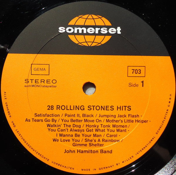 John Hamilton Band : 28 Rolling Stones Hits (LP)