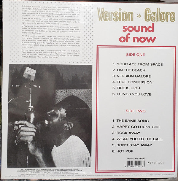 U-Roy : Version Galore (LP, Album, Ltd, Num, RE, Gol)