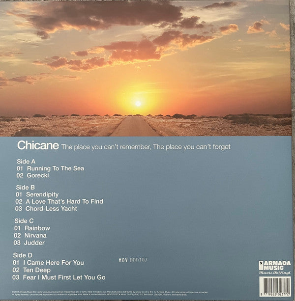 Chicane : The Place You Can't Remember, The Place You Can't Forget (2xLP, Album, Ltd, Smo)