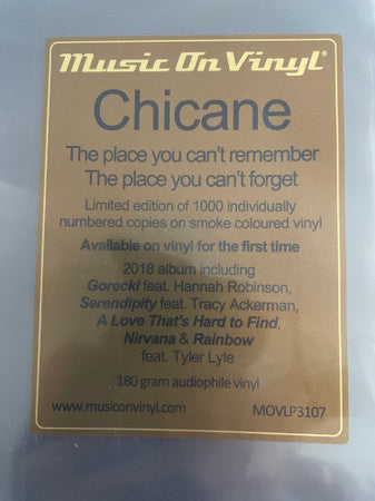 Chicane : The Place You Can't Remember, The Place You Can't Forget (2xLP, Album, Ltd, Smo)