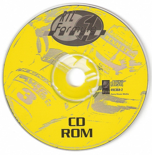 Various : Jeroen van Inkel RTL Formule 1 Seizoen '98 (CD, Comp, Mixed + CD-ROM)