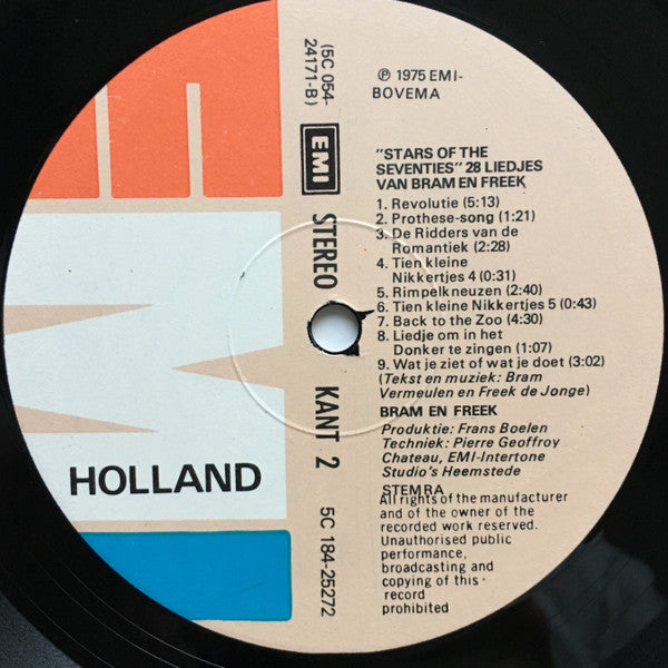 Bram* En Freek* : 28 Liedjes Van Bram En Freek (2xLP, Album, RE + Comp)