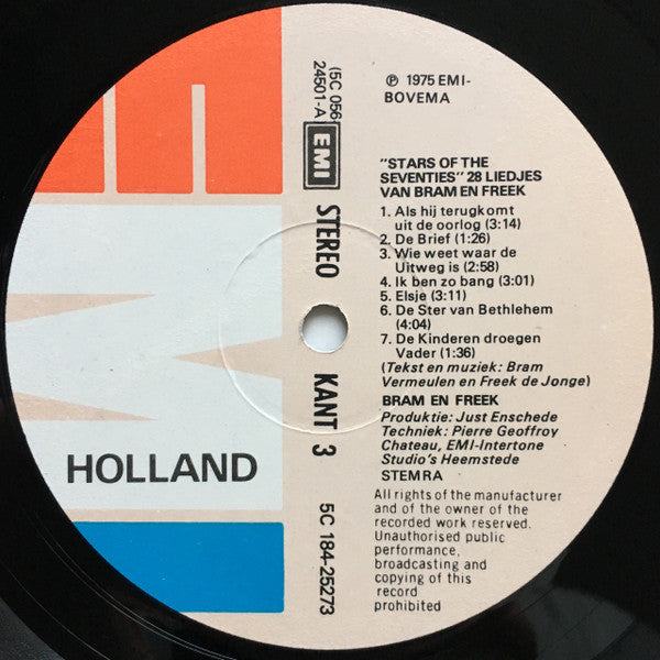 Bram* En Freek* : 28 Liedjes Van Bram En Freek (2xLP, Album, RE + Comp)