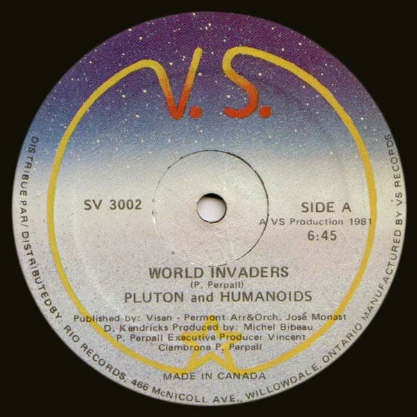 Pluton And Humanoids* : World Invaders (12")