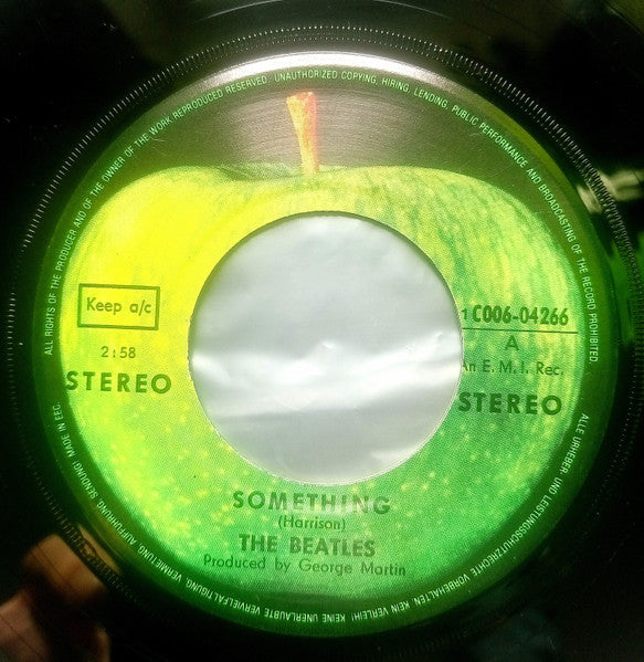 The Beatles : Something / Come Together (7", Single, RE)