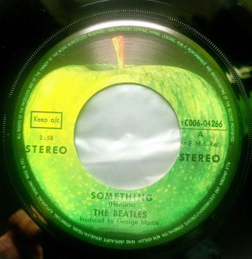 The Beatles : Something / Come Together (7", Single, RE)