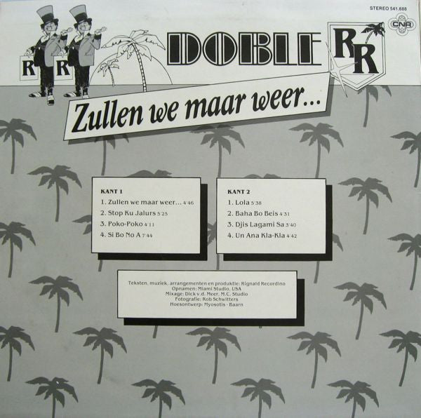 Doble R : Zullen We Maar Weer... (LP, Album)