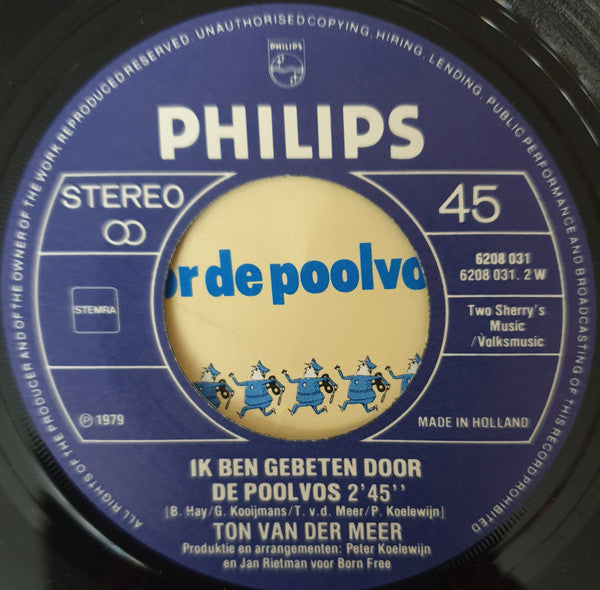 Ton Van Der Meer : Een Beetje Vent Wordt Geen Agent (7", Maxi)