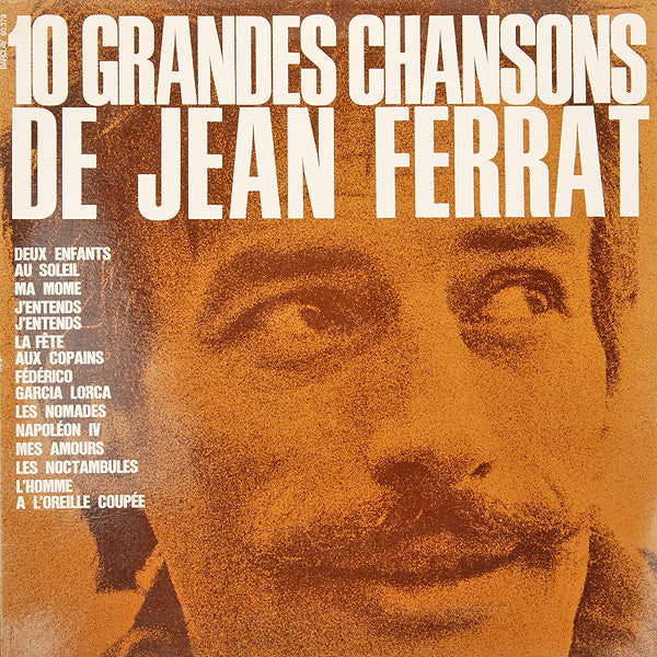 Jean Ferrat : 10 Grandes Chansons De Jean Ferrat (LP, Comp, Gat)