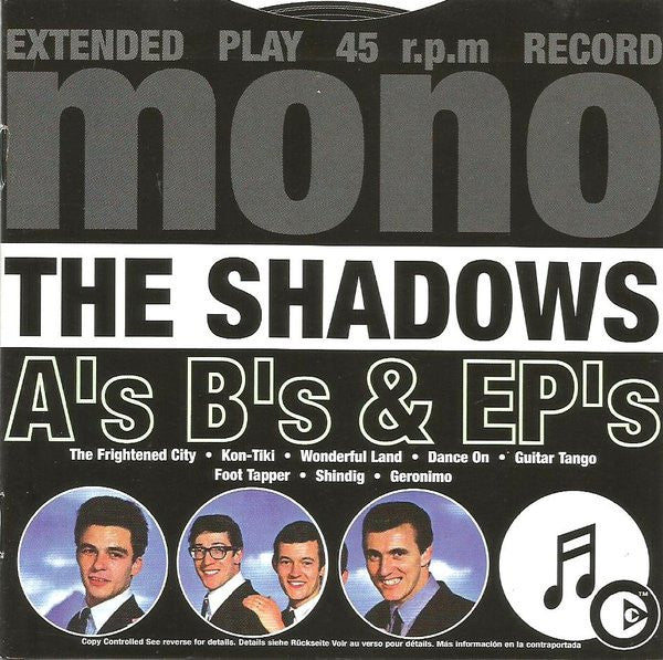 The Shadows : A's B's & EP's (CD, Comp, Mono, Copy Prot.)