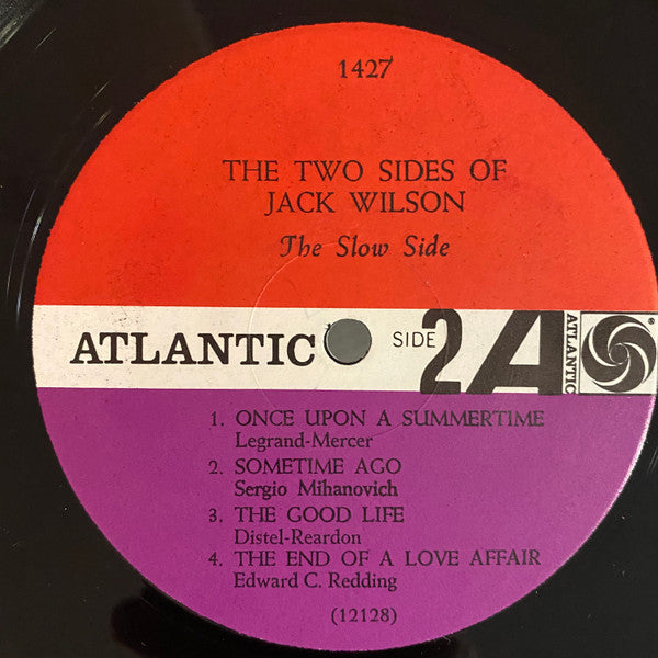 Jack Wilson With Philly Joe Jones* & Leroy Vinnegar : The Two Sides Of Jack Wilson (LP, Album, Mono)