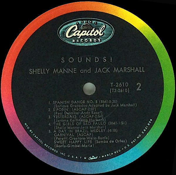 Jack Marshall & Shelly Manne : Sounds! (LP, Album, Mono)