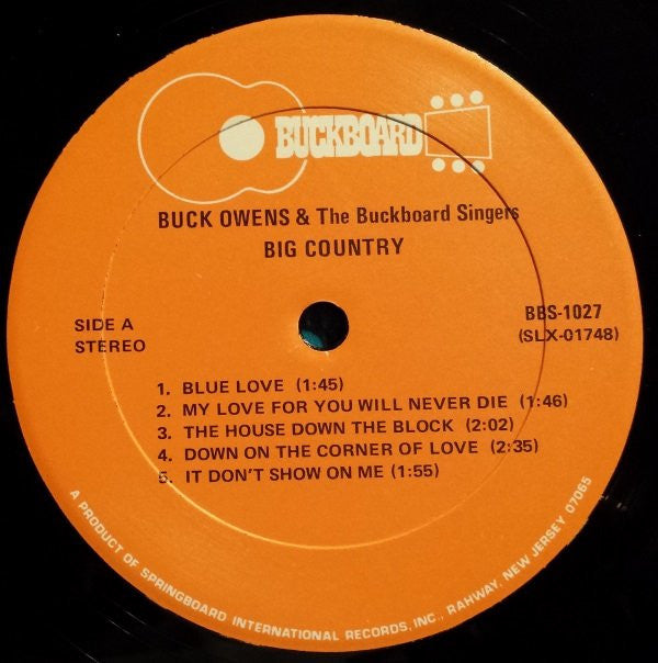 Buck Owens : Big Country (LP, Comp)