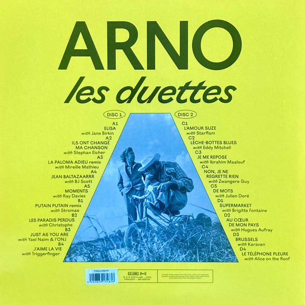 Arno (2) : Les Duettes (2xLP, Comp, Pic, S/Edition)
