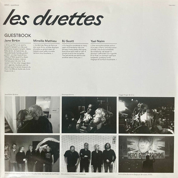 Arno (2) : Les Duettes (2xLP, Comp, Pic, S/Edition)