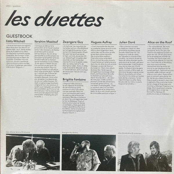 Arno (2) : Les Duettes (2xLP, Comp, Pic, S/Edition)