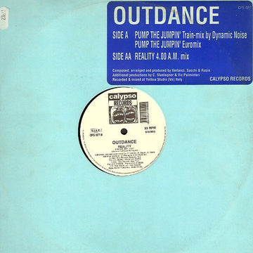 Outdance : Pump The Jumpin' / Reality (12")