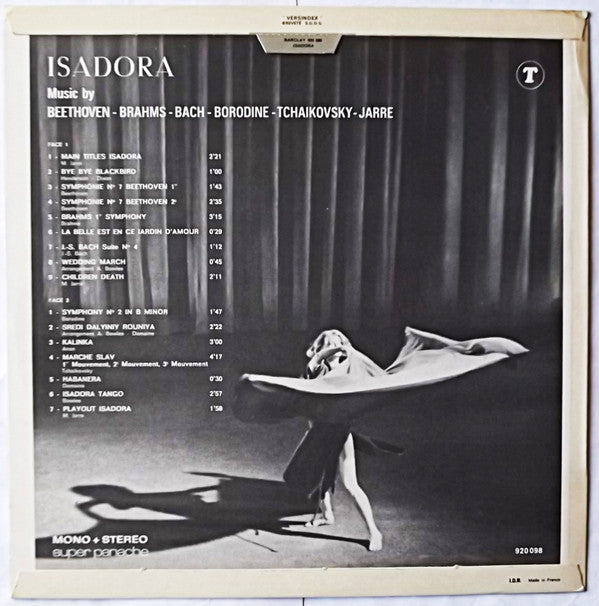 Maurice Jarre : Isadora (LP, Album)