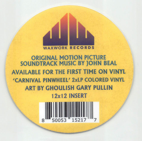 John Beal (3) : The Funhouse (Original Motion Picture Soundtrack Music) (LP, Album, RE, Yel)