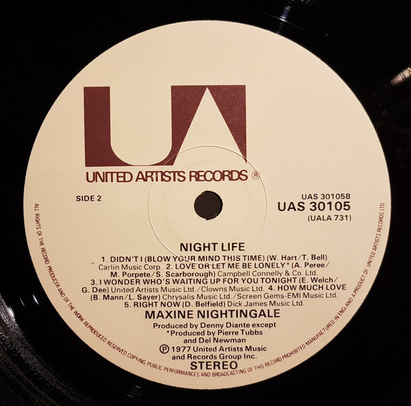 Maxine Nightingale : Night Life (LP, Album)
