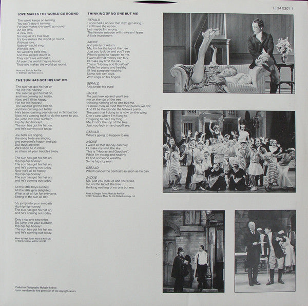 Noel Gay - Original Cast* : Me And My Girl (LP, Album)