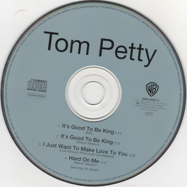 Tom Petty : It's Good To Be King (CD, Maxi)