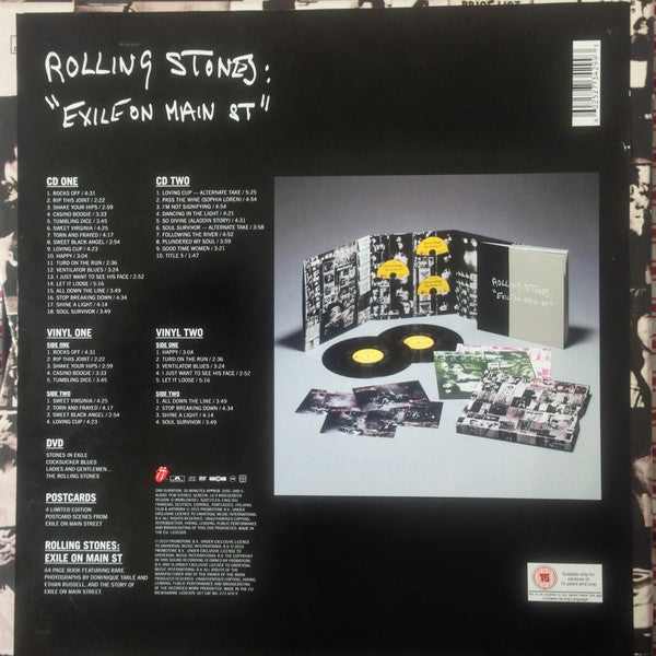 The Rolling Stones : Exile On Main St. (2xLP, Album, RE, Gat + CD, Album, RE + CD, Album +)