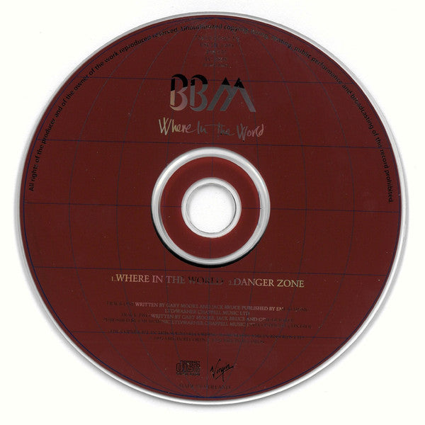 BBM (5) : Where In The World (CD, Single, Car)