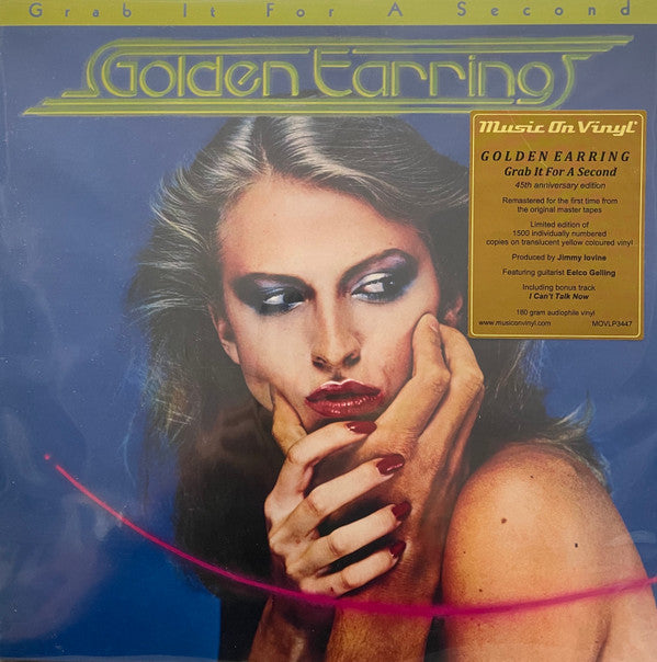 Golden Earring : Grab It For A Second (LP, Album, Ltd, Num, Yel)